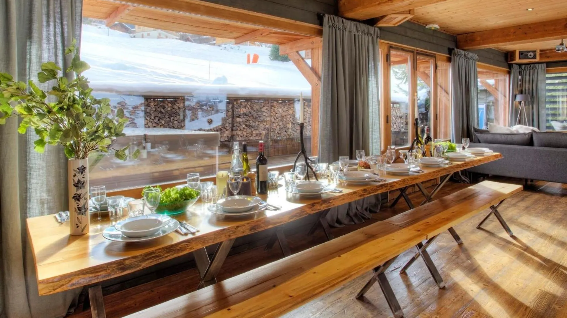 Chalet 5* 15 Pers. Avec Spa Au Pied Des Pistes A La Clusaz - Fr-1-304-308 Франция